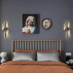 Sculptural Acrylic Helix Wall Sconce Spirex – Lifestyle View 3