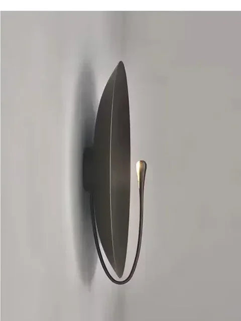 Eclipse Disc Wall Sconce – Selenyx – side profile silhouette