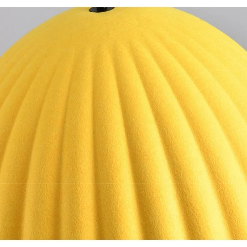 Ribbed Felt Dome Pendant Light Torivell – Lifestyle View 3