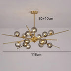 Sculptural Aluminum Ring Chandelier Orventis – Product Detail 9
