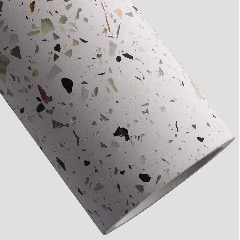 Terrazzo texture close-up — Yxaelorn pendant shade detail