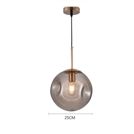 Mouth-Blown Glass Dome Pendant Goron – Product Detail 9