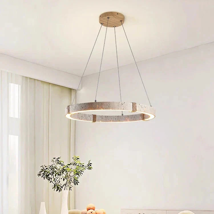 Contemporary Stone Chandelier Kasel