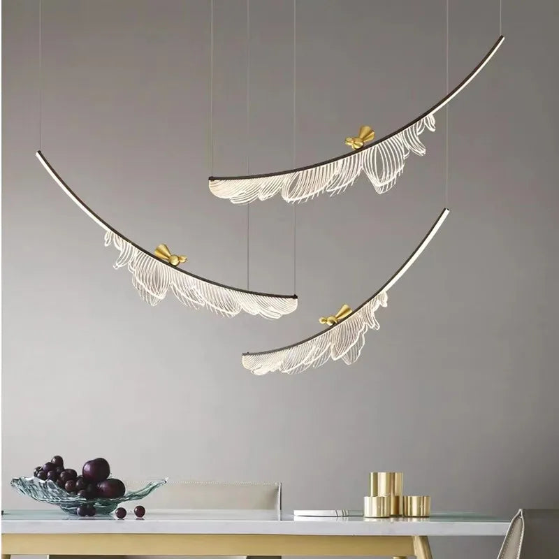 Modern Metal Pendant Light Imon
