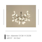 Organic Metal Branch Chandelier Ramivox – Product Detail 10