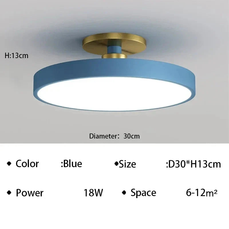 Modern Aluminum Ring Ceiling Light Cylondra – Product Detail 10