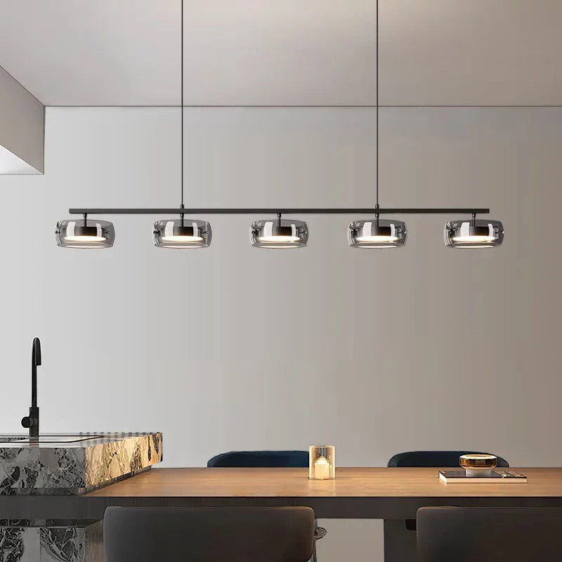 Minimalist Linear Flush Pendant Light Casovex – Product Detail 11