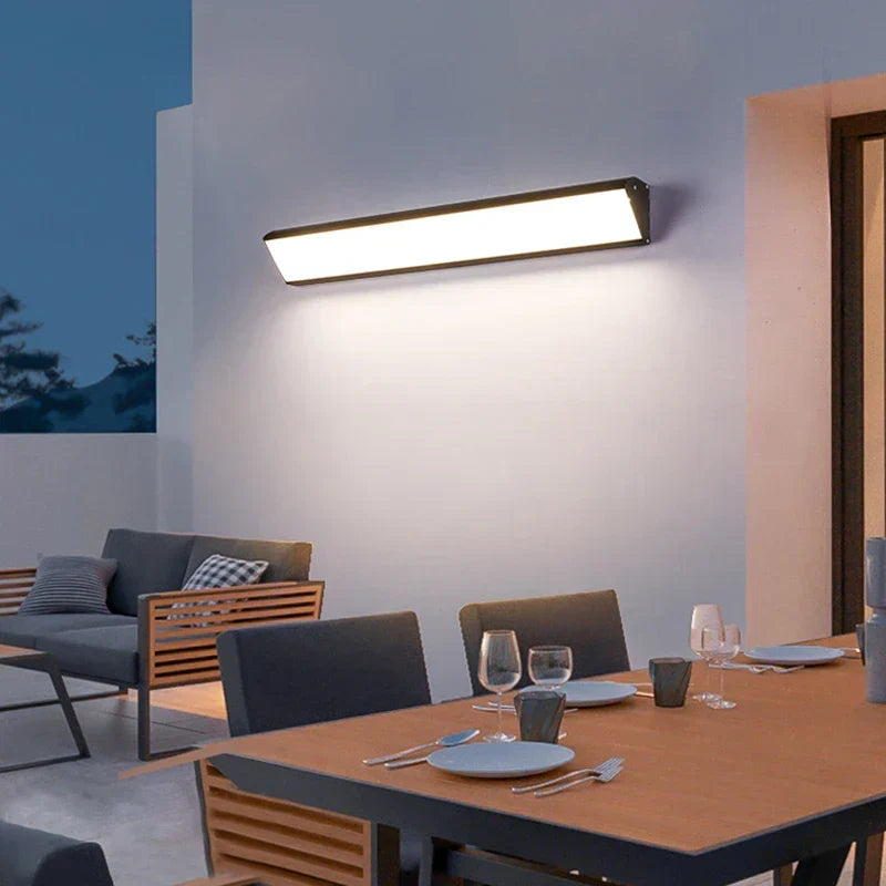 Architectural Aluminum Outdoor Wall Sconce Murenth – Lifestyle View 4