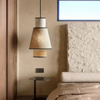 Iorvex rattan pendant light — lifestyle scene 2