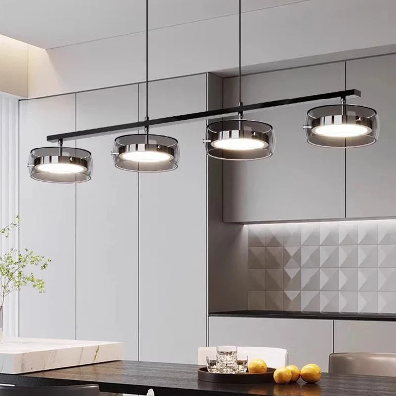 Smoke Alloy Minimalist Pendant Light Dzaeloria – Hero Shot