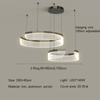 Geometric Acrylic Disc Chandelier Ywaelvix – Product Detail 11