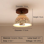 Artisan Ceramic Dome Pendant Light Terrano – Product Detail 7
