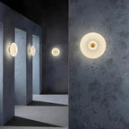 Natural Stone Luminous Wall Sconce Solkern – Product Detail 7