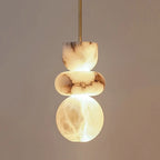 Natural Marble Orb Pendant Light Malvoria – Product Detail 5