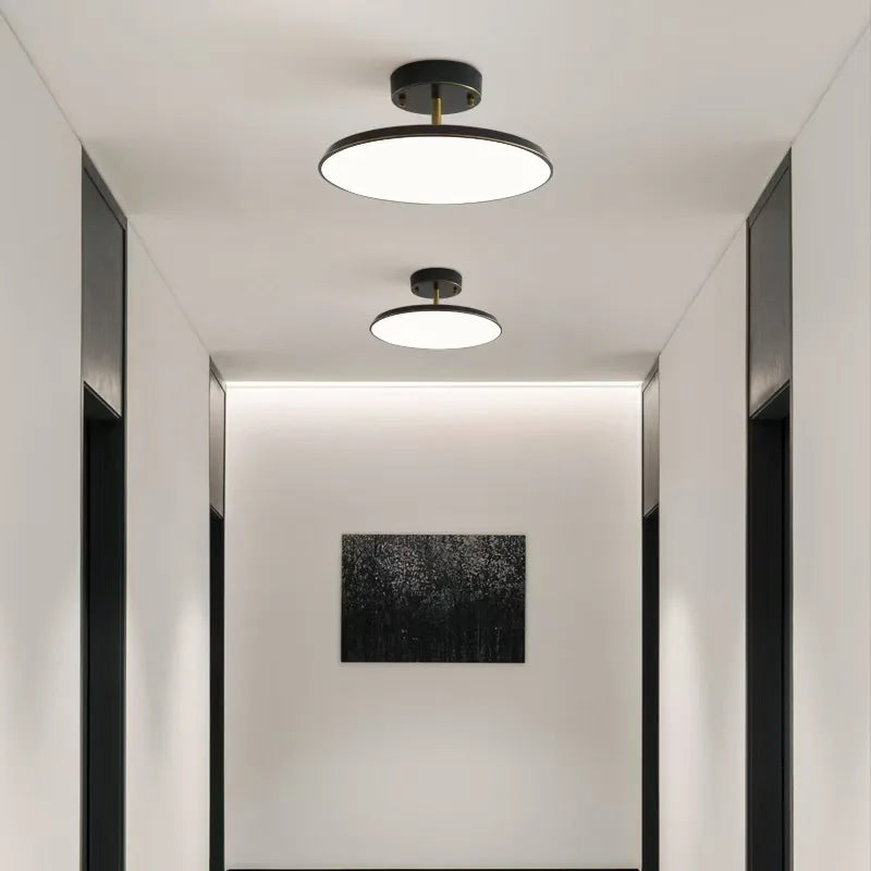 Brushed Aluminium Disc Ceiling Light Darevo – Product Detail 8