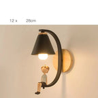 Premium Metal Wood Wall Sconce Heluxor – Lifestyle View 4