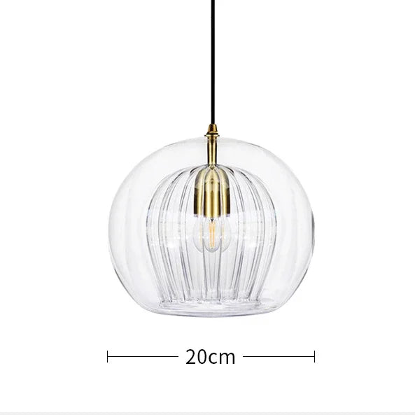Transparent Clear Glass Pendant Light Haldrix – Product Detail 7