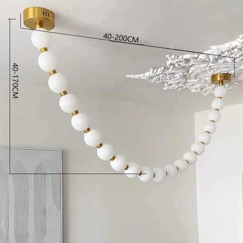 Sleek Metal Linear Chandelier Linearis – Product Detail 11