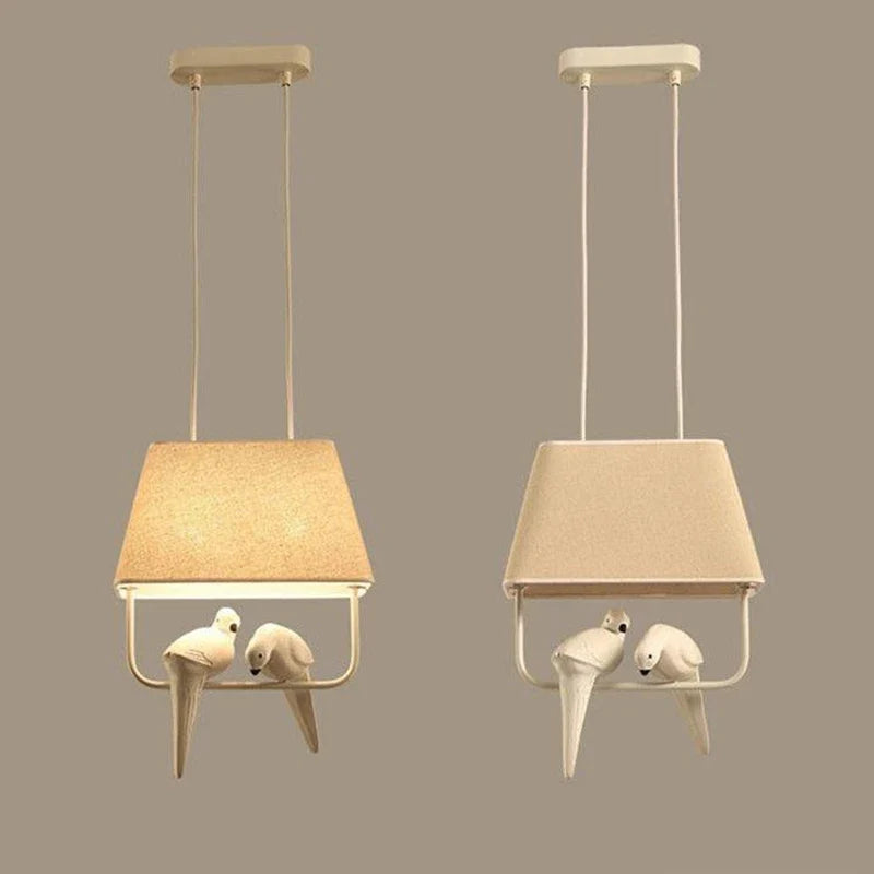 Nordic Resin Bird Pendant Light Laelorix – Warm White vs Cool White