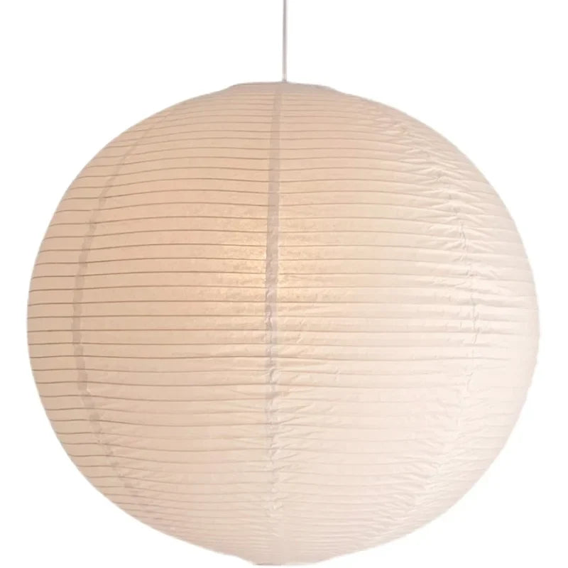 Mwaelinth ribbed paper globe pendant light