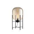 Smoked Glass Globe Floor Lamp Crucero – Product Detail 8