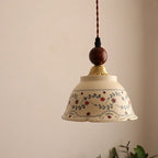 Artisan Ceramic Dome Pendant Light Terrano – Lifestyle View 2