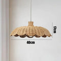 Sculptural Woven Bamboo Pendant Light Jwaelion – Lifestyle View 4