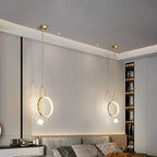 Modern Metal Ring Pendant Light Circlion