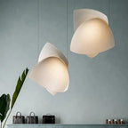 Sculptural Curled-Fabric Pendant Light Havrix