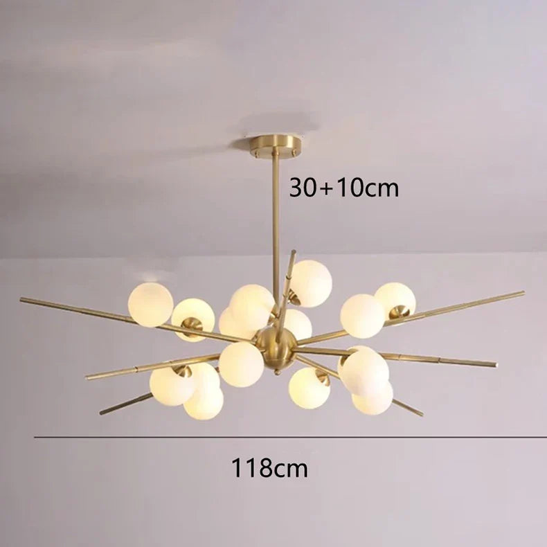 Sculptural Aluminum Ring Chandelier Orventis – Product Detail 10