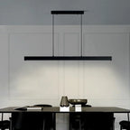 Sculptural Linear Metal Pendant Light Velthor – Evening Ambiance