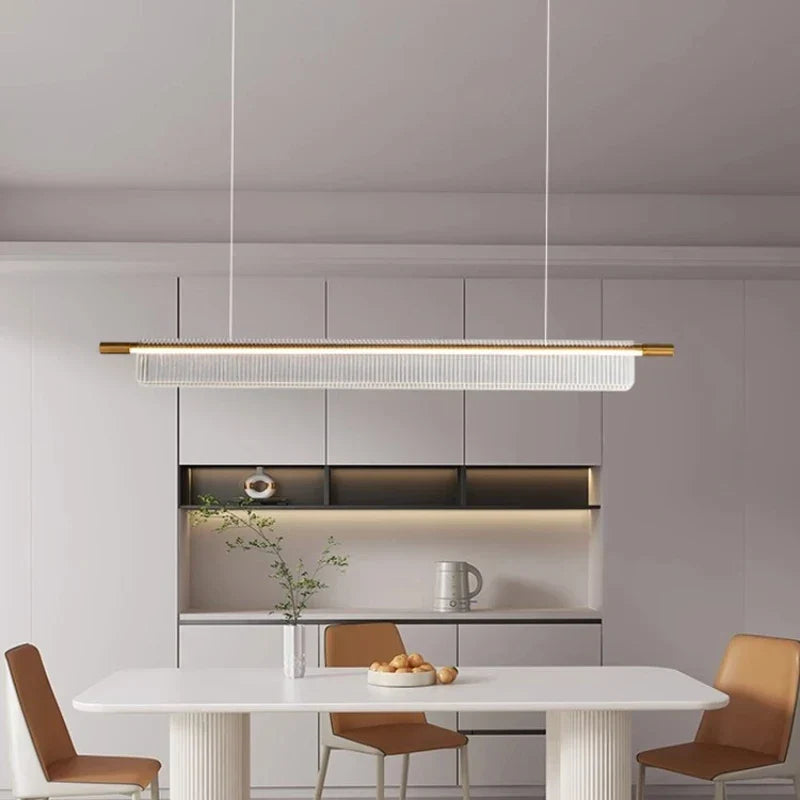 Elongated Metal Linear Pendant Light Fenox – Product Detail 13