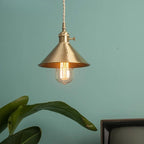 Vintage Copper Dome Pendant Light Lorvaine – Lifestyle View 2