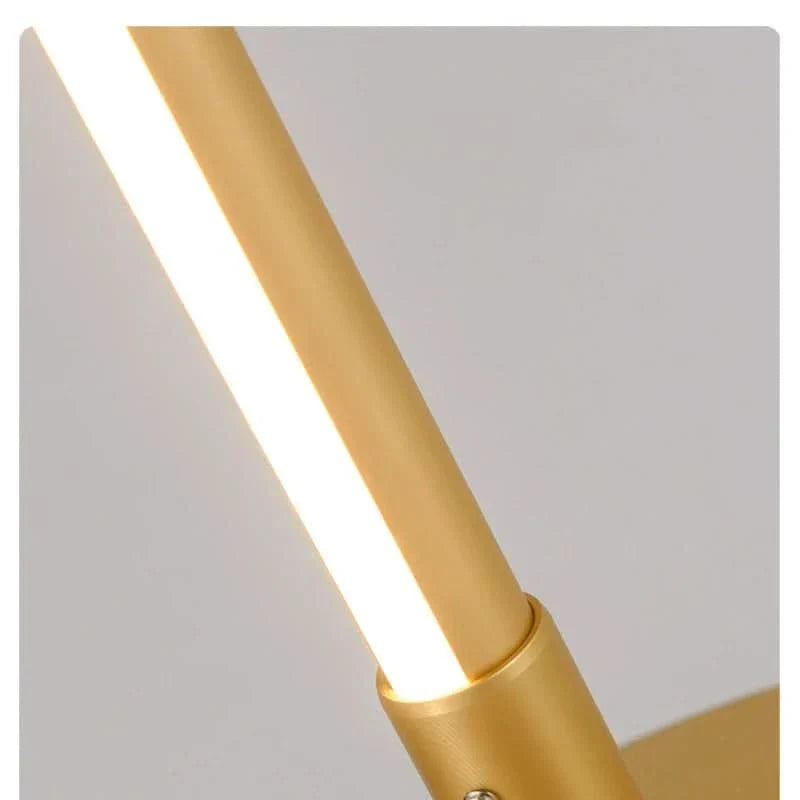 Sculptural Metal Arc Floor Lamp Nordvex – Lifestyle View 2