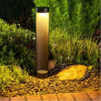Modern Aluminum Column Outdoor Light Erionex – Lifestyle View 4