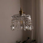 Prismatic Crystal Pendant Light Noriandra – Lifestyle View 2