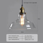 Glass Smoked Pendant Light Gerox
