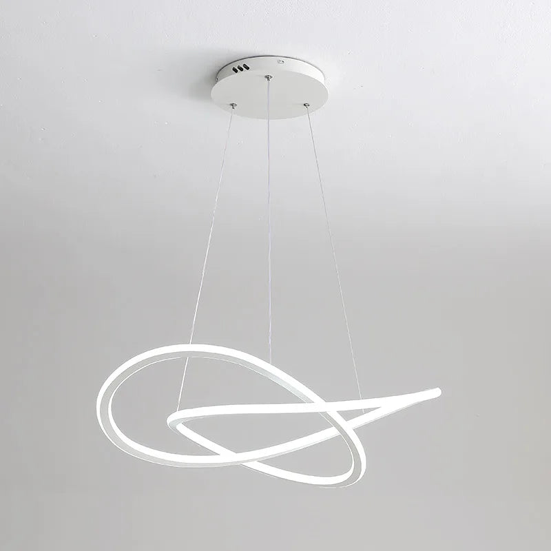 Nordic Infinity-Loop Pendant Light Qxaelinth – View 2