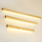 Solvela burlywood linear LED wall sconce in 60, 80 and 120 cm lengths