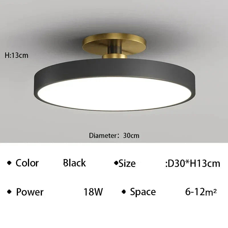 Modern Aluminum Ring Ceiling Light Cylondra – Product Detail 12