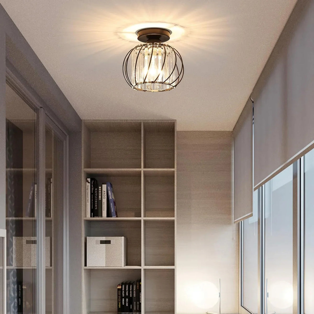 Matte Black Metal Dome Ceiling Light Kavello – Product Detail 6