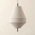 Gathered Cloth Sculptural Pendant Light Ulvion – Small size, lifestyle view