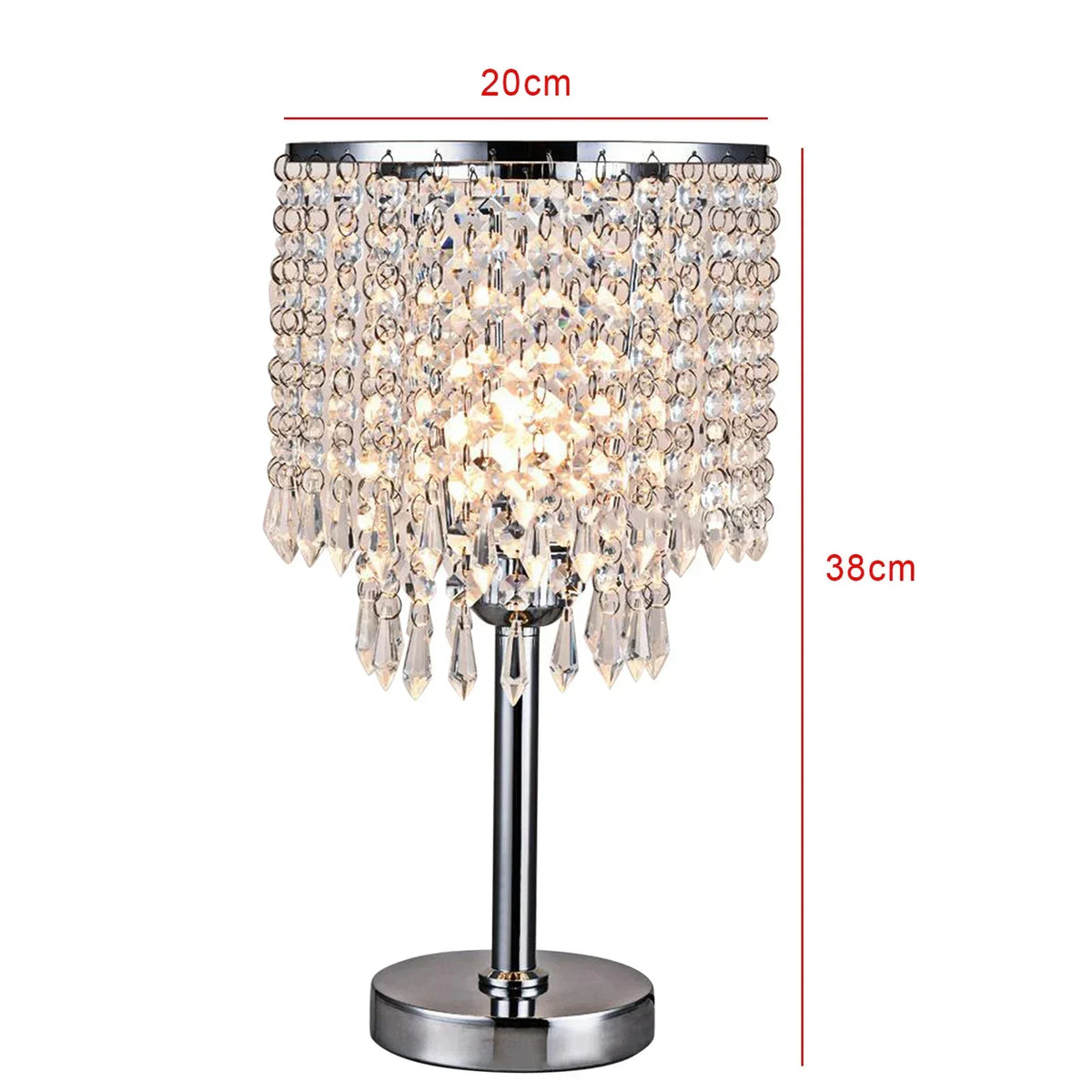 Cavelox table lamp dimensions 20 cm diameter x 38 cm height
