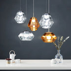 Zandrix faceted pendant light — lifestyle scene 1