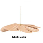 Uzaelvin – Khaki fabric petal pendant light