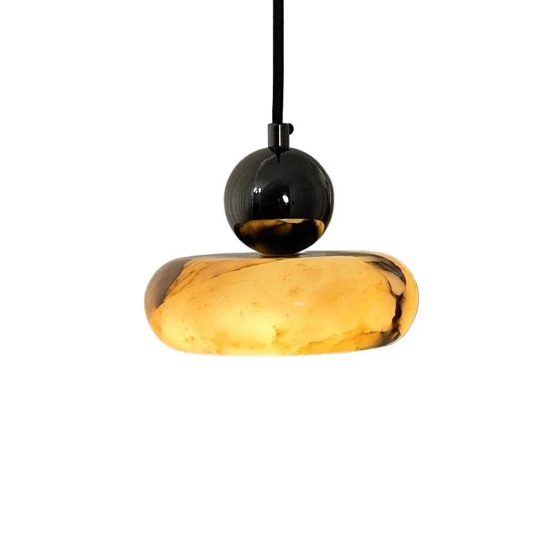 Marble Pebble Pendant Light Eyanthros – Illuminated Glow