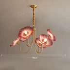 Gerlinth 6-Light Pendant Red – dimensions 90cm