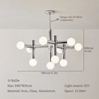 Mouth-Blown Glass Cluster Chandelier Forox – Product Detail 8