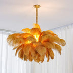 Nordic Feather Metal Pendant Light Vorixa – Product Detail 5