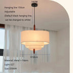 Sculptural Cloth Disc Pendant Light Jsaelon – Product Detail 8